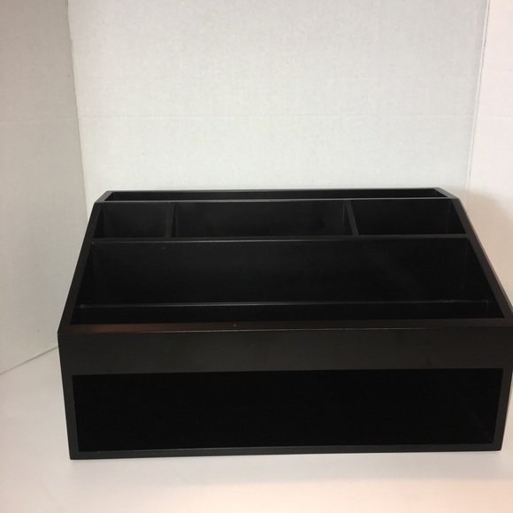 Pottery Barn Office Pottery Barn Aubrey Desktop Organizer Black